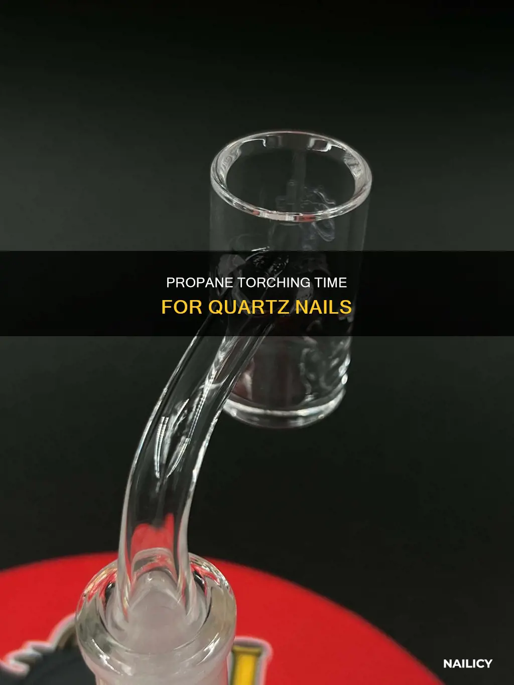 how long to put propane on quartz nail