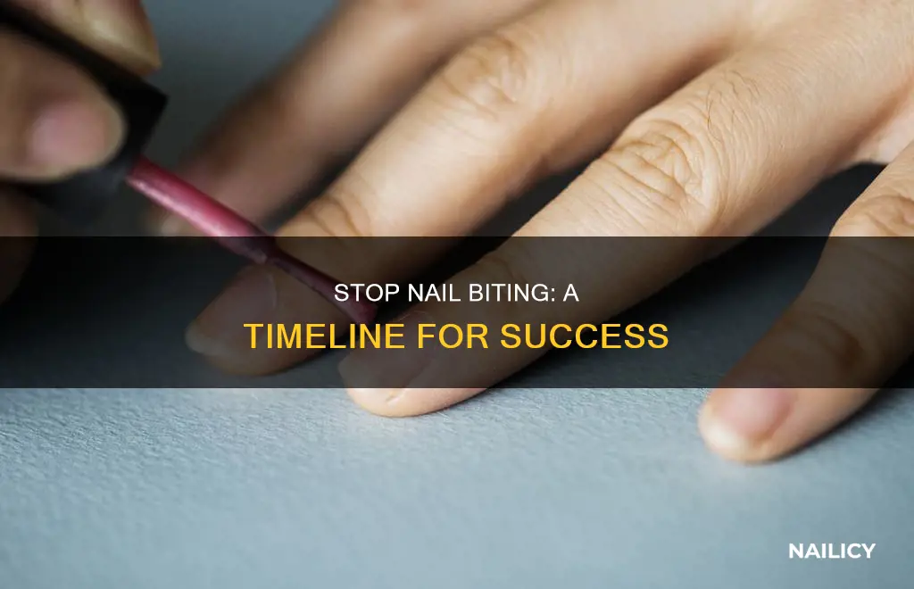 how long to quit biting nails