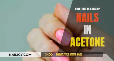 Soaking Dip Nails: How Long in Acetone?