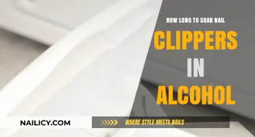 Sanitizing Nail Clippers: Alcohol Soak Time