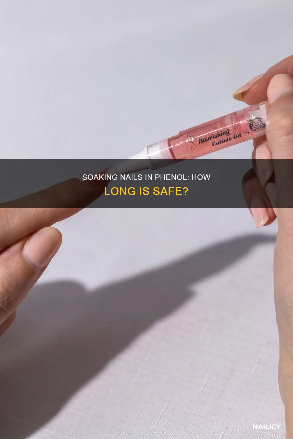 how long to soak nail in phenol