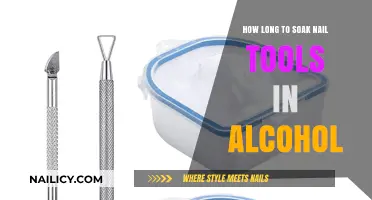 Soaking Nail Tools: Alcohol Soak Time for Sterilization