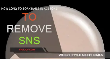 Acetone Soak-Off: The Best Way to Remove SNS Nails