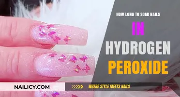 Hydrogen Peroxide Soak: How Long for Healthy Nails?