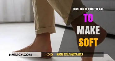 Soaking Toenails: How Long to Soften Them?