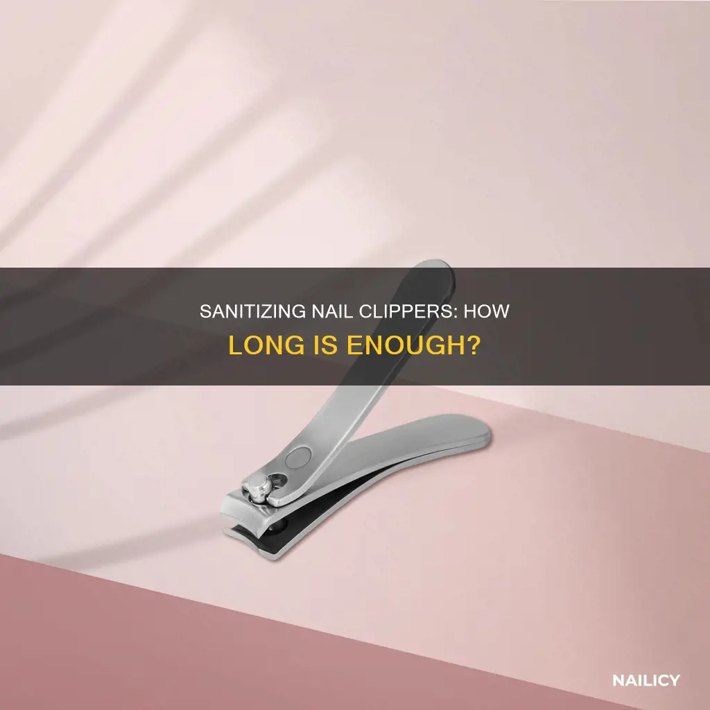 how long to sterilize nail clippers
