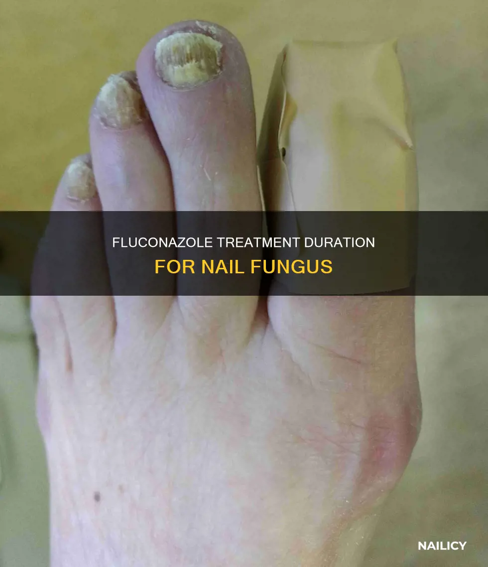 how long to take fluconazole for nail fungus