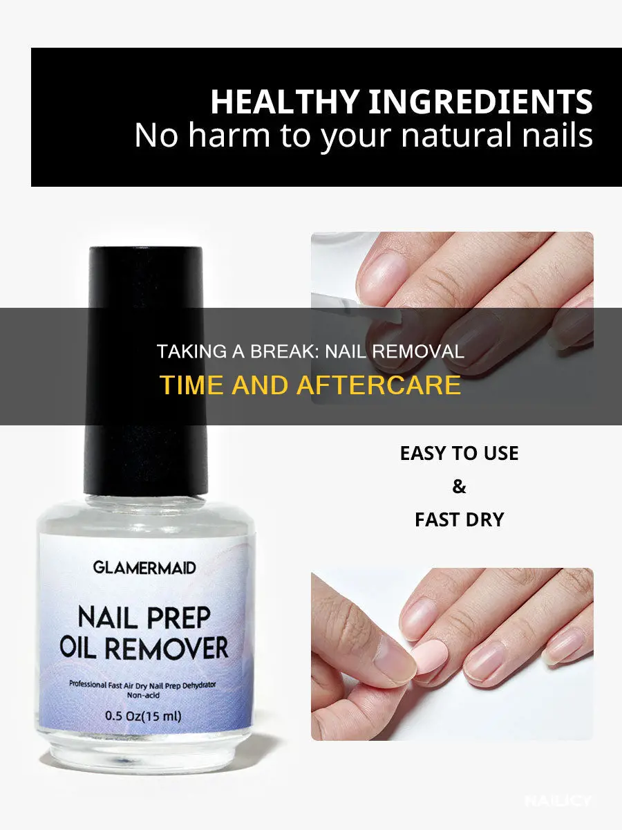 how long to take off nails