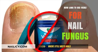 Treating Nail Fungus with Vicks: Duration and Effectiveness Explored