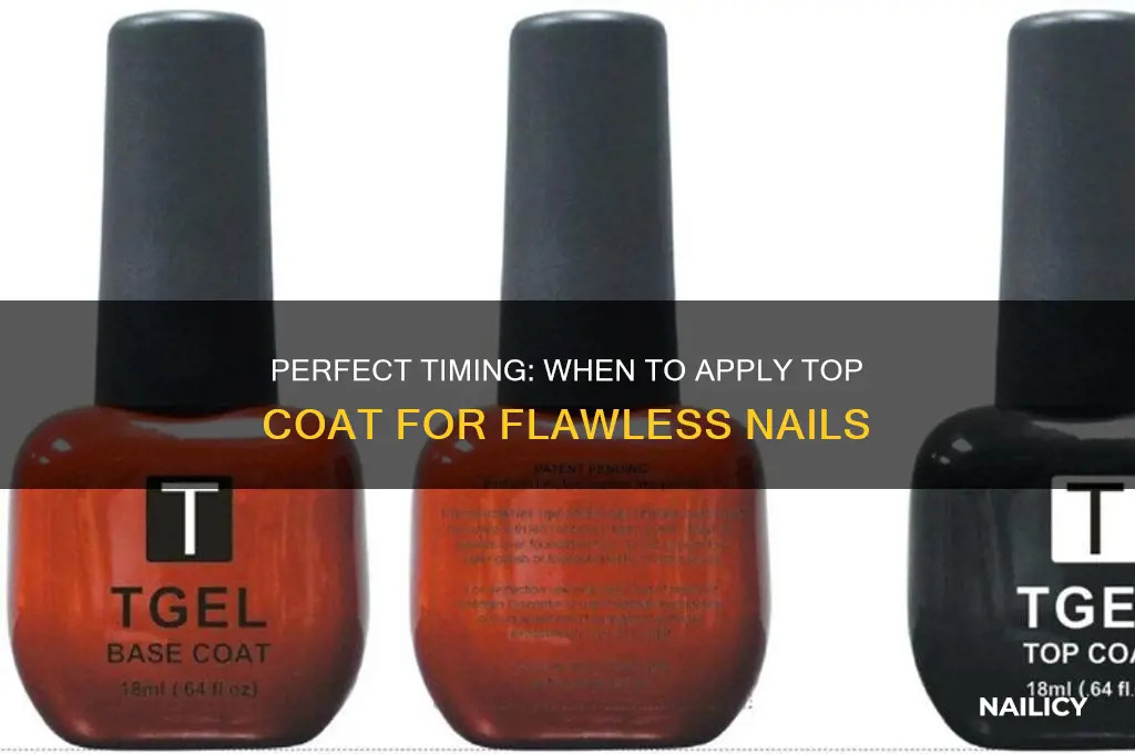 how long to wait before applying top coat nail polish