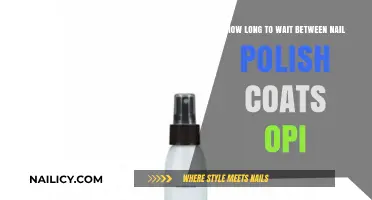 Perfecting Your Mani: Optimal Waiting Time Between OPI Polish Coats