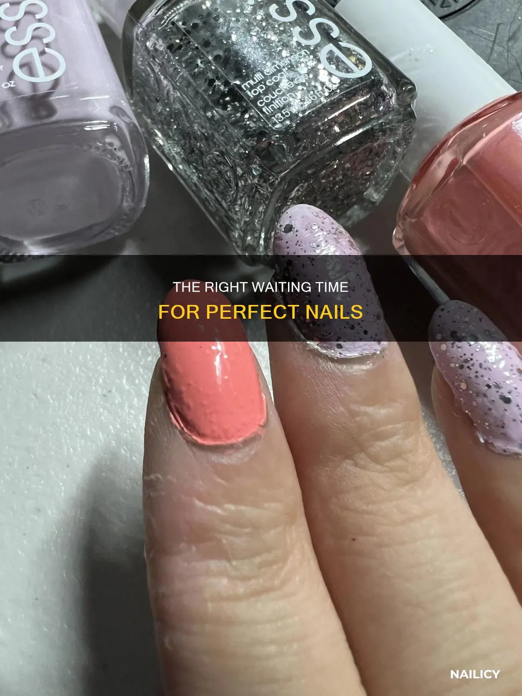 how long to wait for nail p