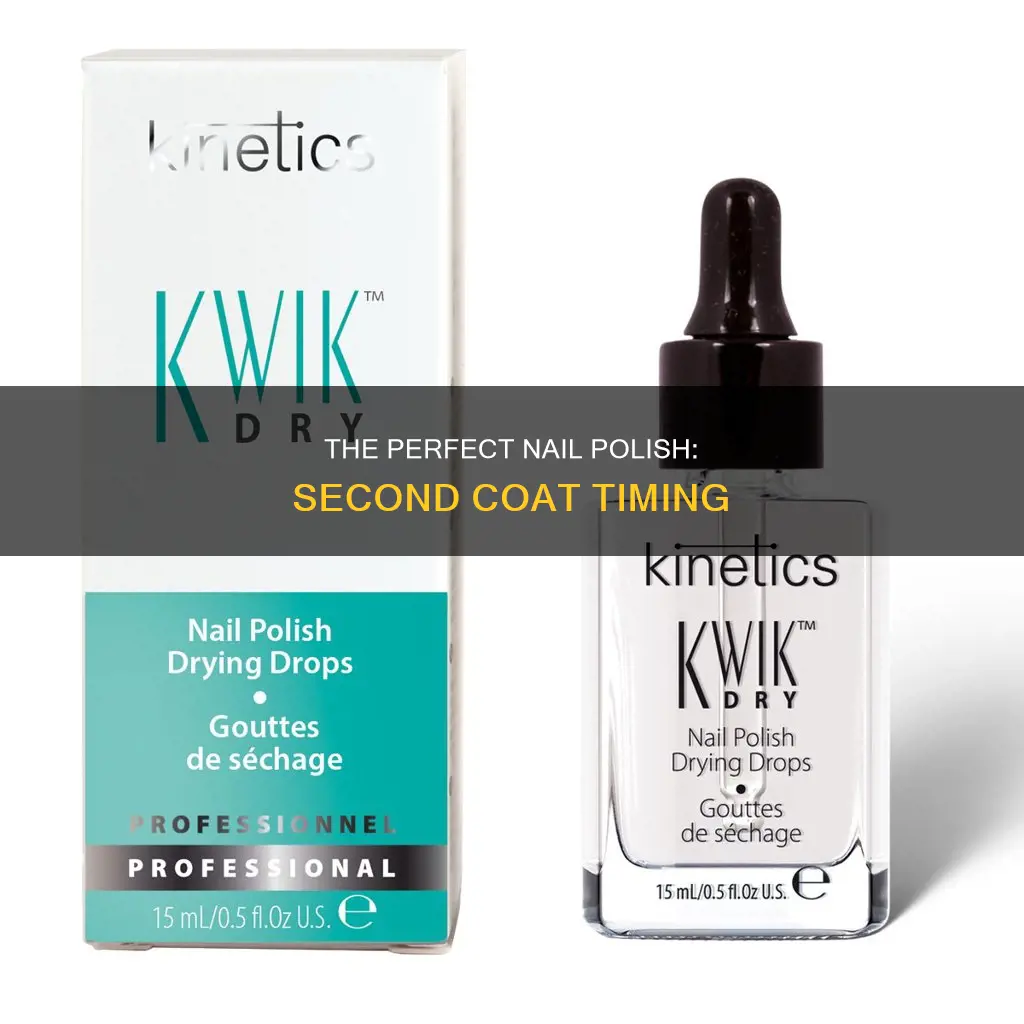 how long to wait to apply second coat of nail