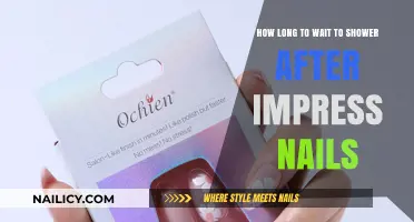 Wait Time for Showering After Impress Nails Application