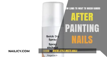 The Right Time Gap: Washing Hands After Nail Painting