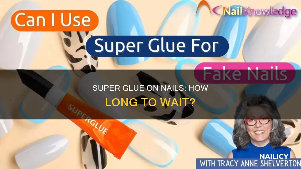 how long until super glue comes off nail bed