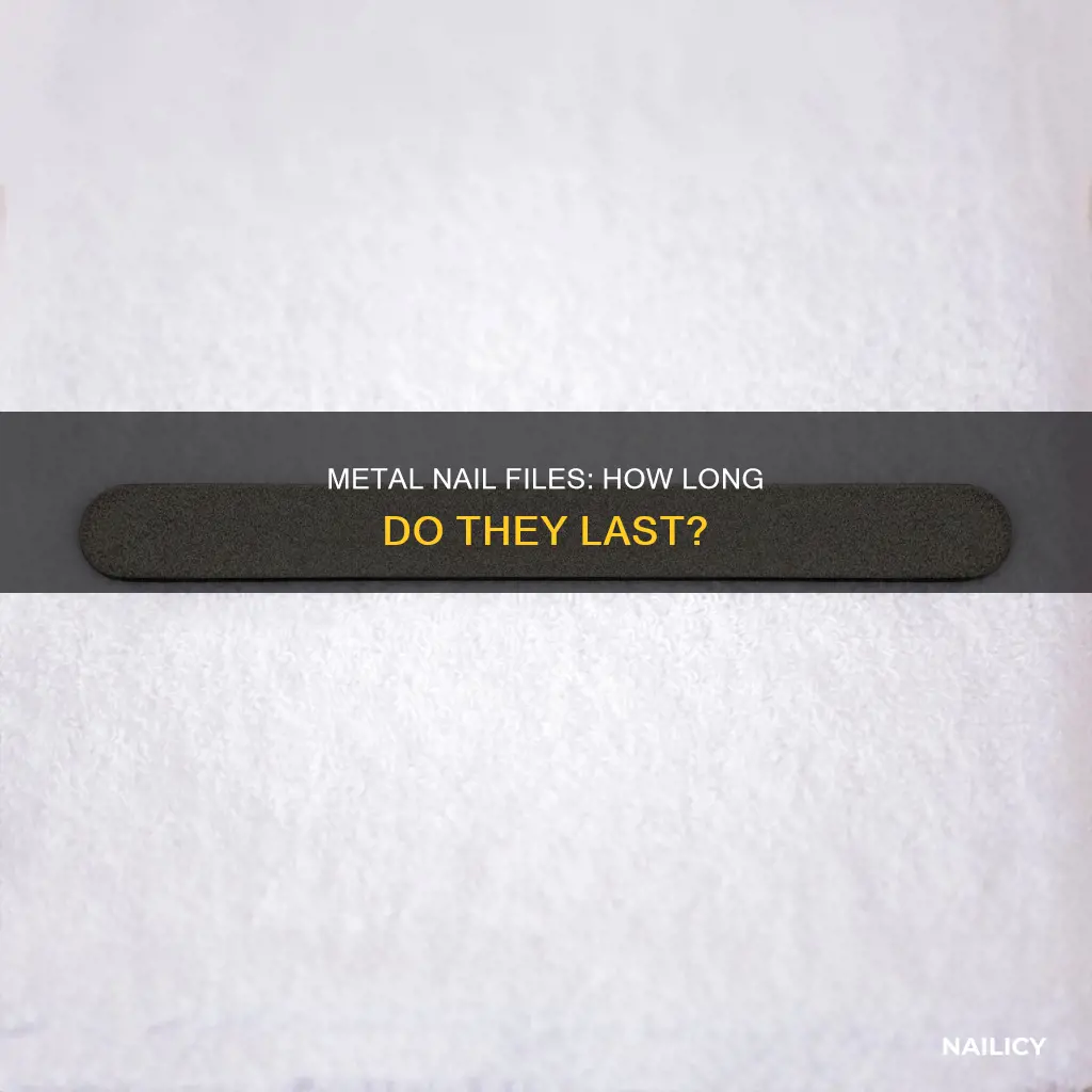 how long will a metal nail file last
