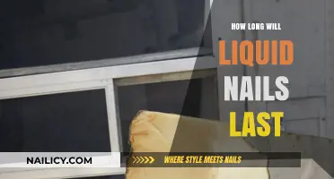 Liquid Nails: How Long Will They Last?