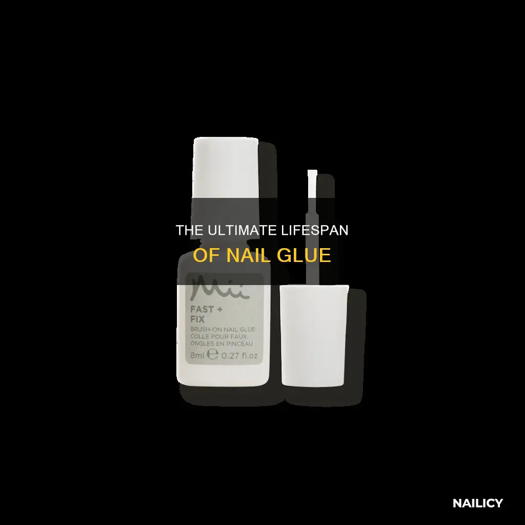 how long will nail glue last