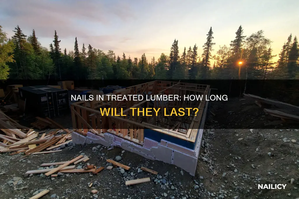 how long will regular nails last in treated lumber