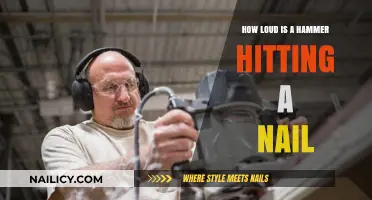 Hammer's Impact: Decibel Levels When Striking a Nail Explained