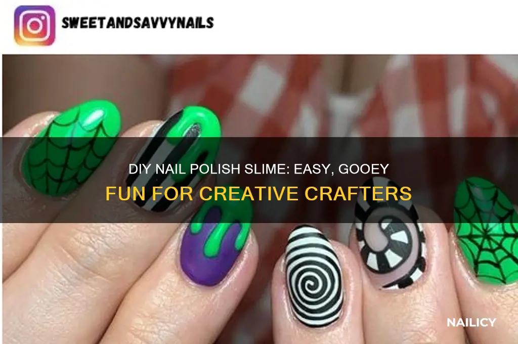 how make nail polish slime