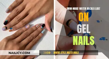 Long-Lasting Water Decals: Gel Nails Secrets Revealed