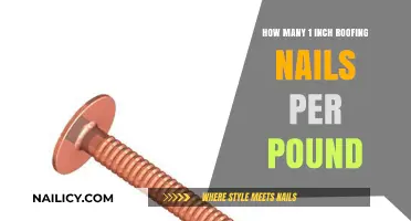 Roofing Nail Weight Guide: 1-Inch Nails per Pound Calculation