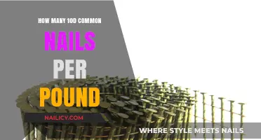Common Nail Weight: How Many 10D Nails Fit in a Pound?