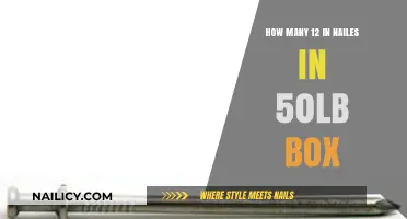 How Many 12d Nails Fit in a 50-Pound Box?