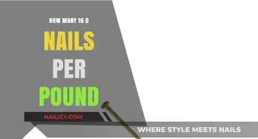 Understanding the Quantity: 16d Nails Per Pound Explained