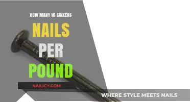 Sinker Nails Weight Guide: How Many 16d Per Pound?