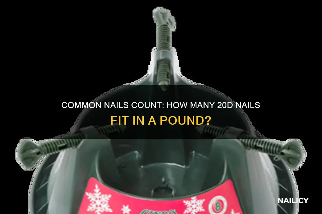 how many 20d common nails per pound