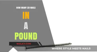 Understanding 2D Nail Weight: How Many Fit in a Pound?