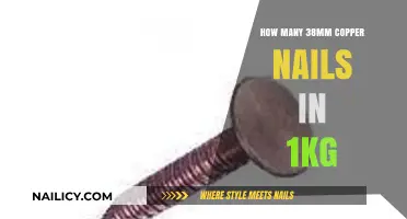 Calculating 38mm Copper Nails Quantity: How Many Fit in 1kg?