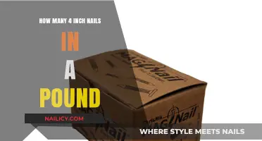 How Many 4-Inch Nails Fit in a Pound? Explained