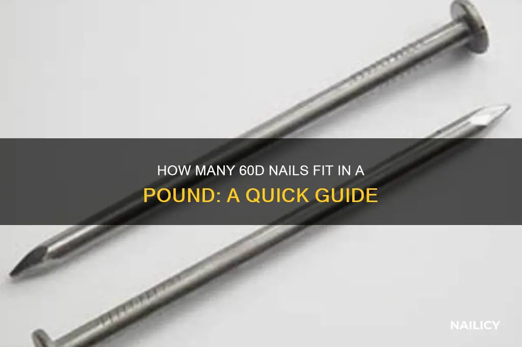 how many 60d naile in a pound