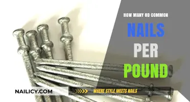 Understanding the Quantity: 8D Common Nails per Pound Explained