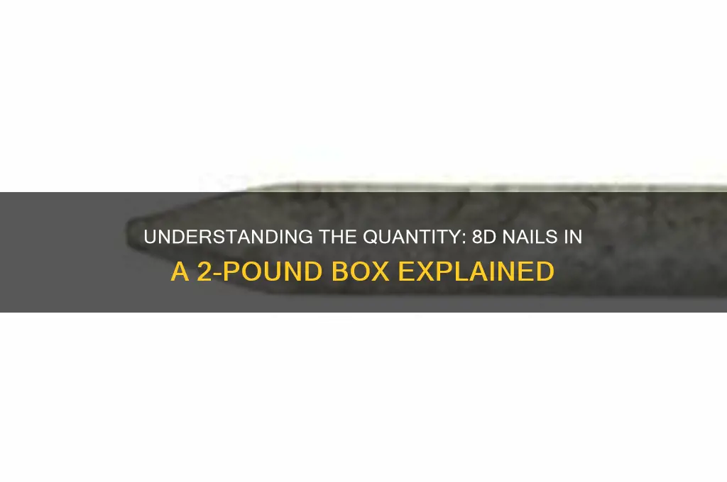 how many 8d nails in 2lb box