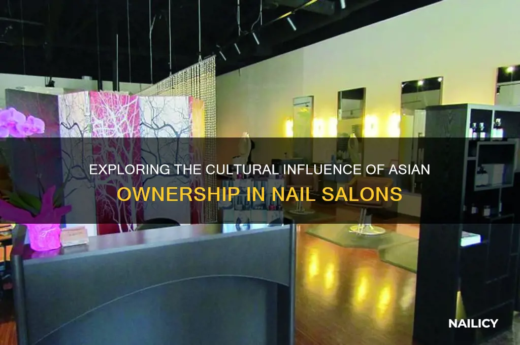 how many asains run nail salons