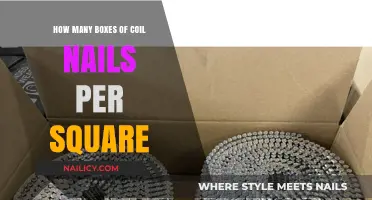 Calculating Coil Nails: Boxes Needed per Square Foot Simplified