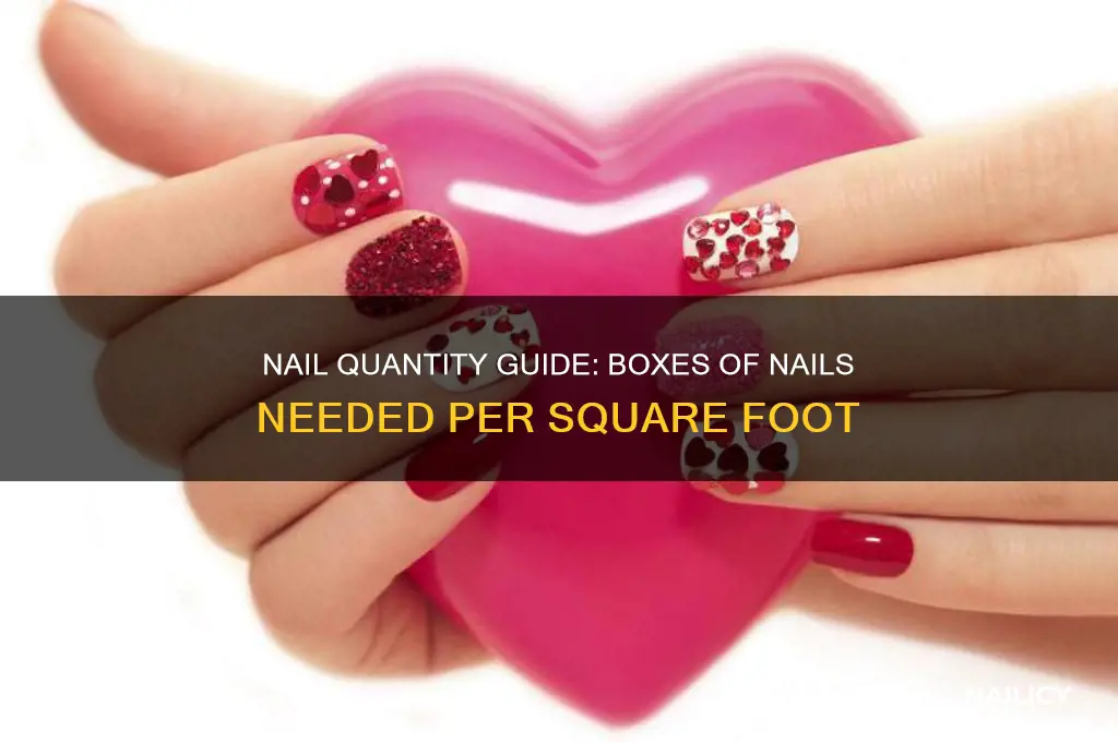 how many boxes of nails per square