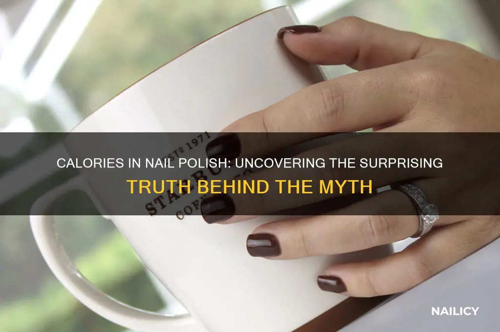 how many calories does nail polish have