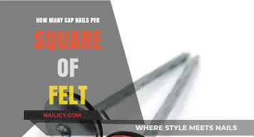 Optimal Cap Nail Quantity for Felt Installation: A Square-by-Square Guide