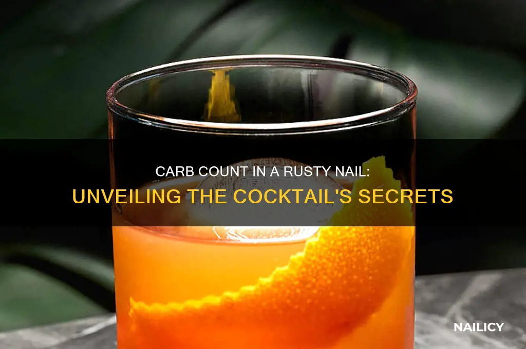 how many carbs in a rusty nail
