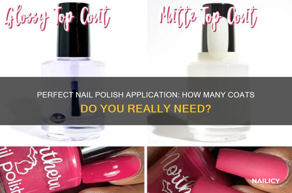 how many coats for nails