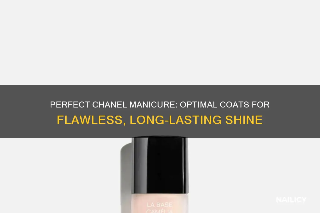 how many coats of chanel nail polish