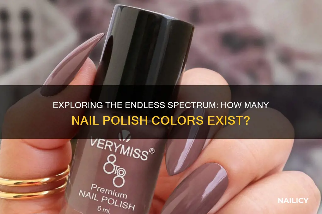 how many colors of nail polish are there