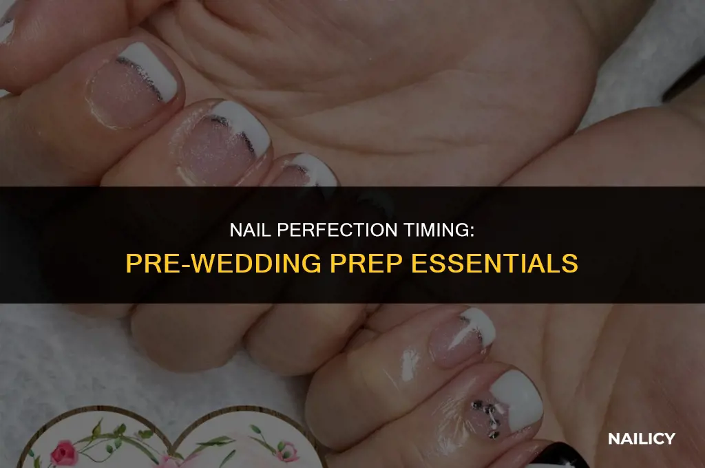 how many days before wedfing should i get nails done