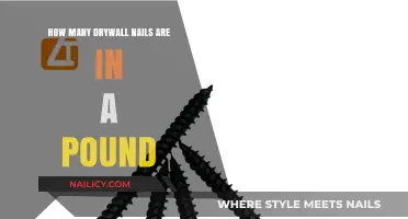 Drywall Nails Per Pound: A Comprehensive Guide to Quantity and Usage